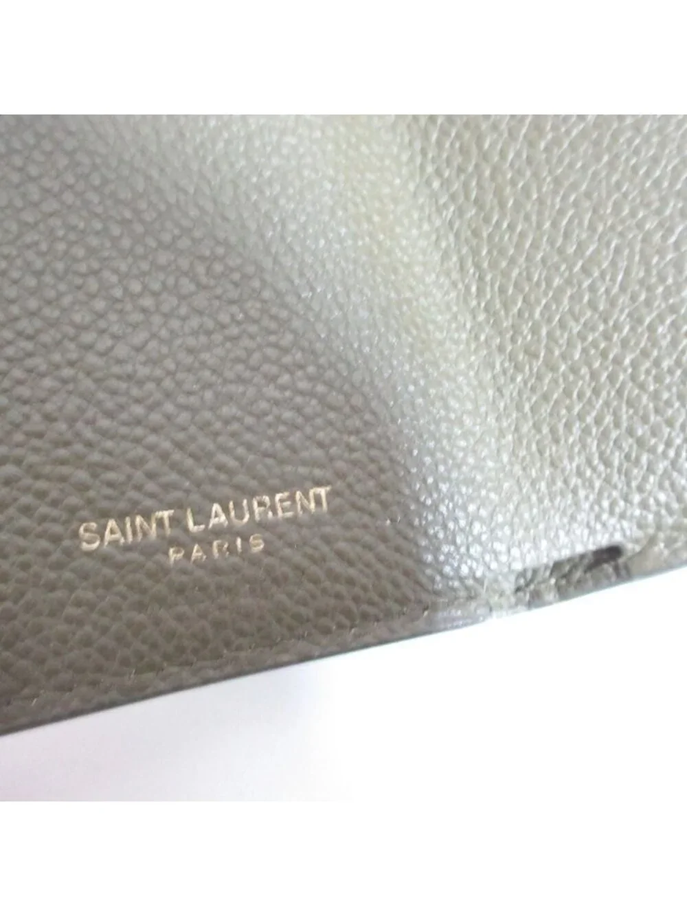 Saint Laurent Paris YSL Khaki LadySecond Wallet - Picture 8 of 10